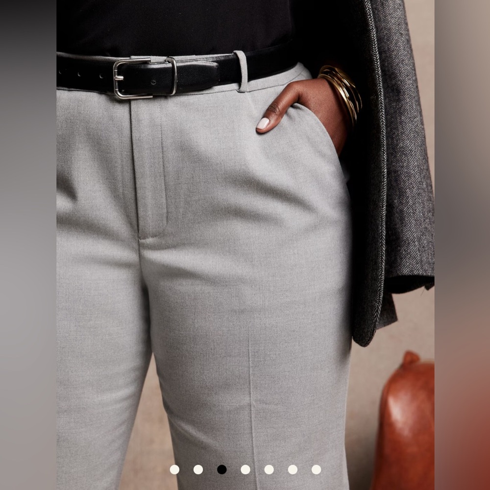 NWT Banana Republic Women's Ryan Curvy Straight Fit Dress Pants